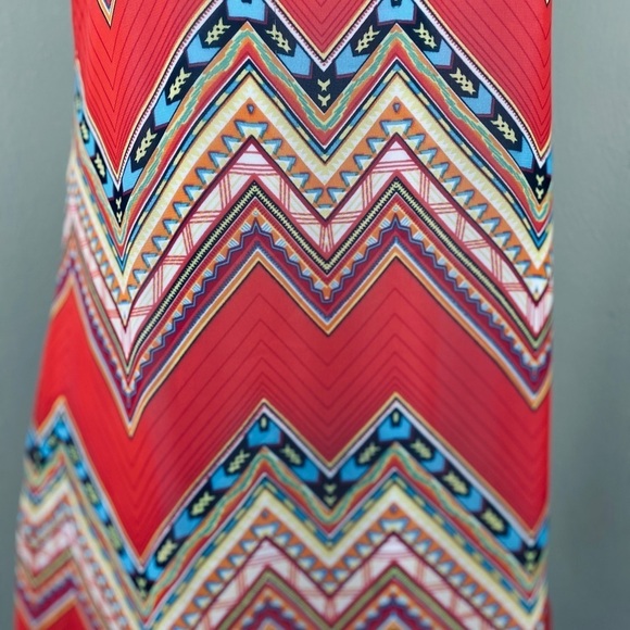 Annianna summer Dress. Sz. L. Multi colors. - Picture 2 of 8